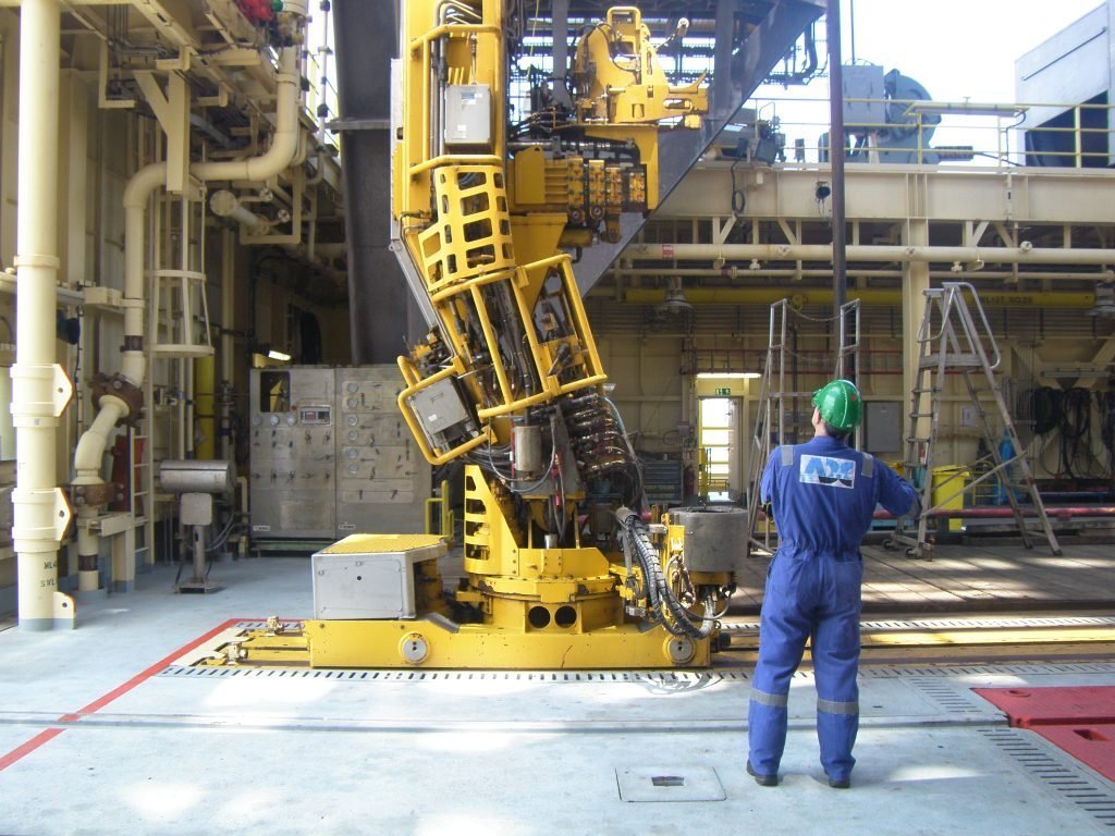 Inspeção de equipamento de perfuração offshore de ADC